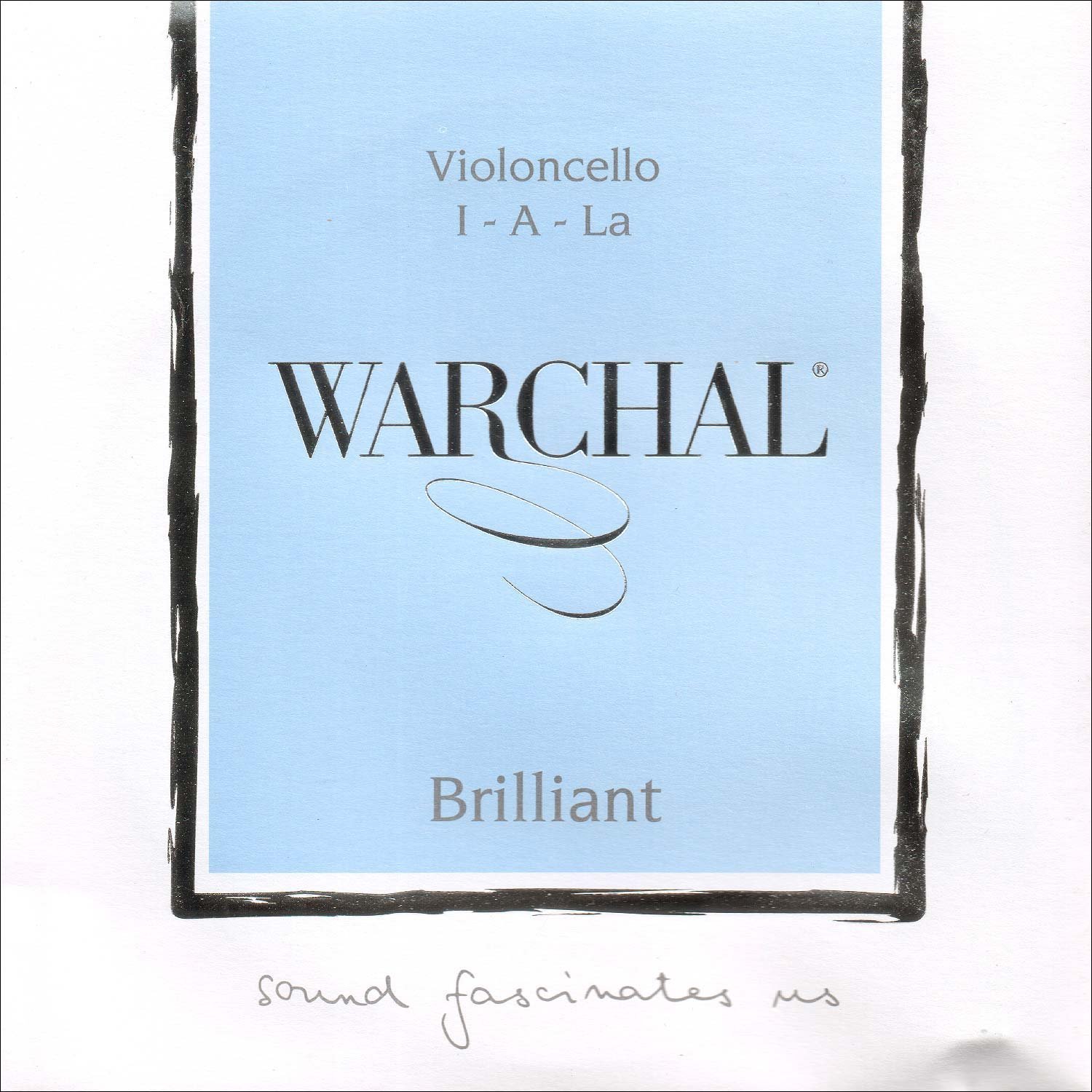 Amazon | Warchal Brilliant Cello A String - Hyronalium Winding